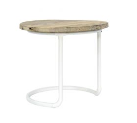 Masuta TIARA-A din lemn de tec si metal  Wood and metal Table