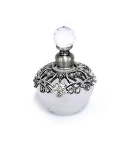 Glob metal Argintiu  Sticla pentru parfum - Glamour 
