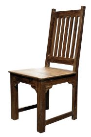 Scaun Industrial Red din metal si lemn Solid wood chair 
