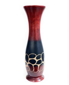 Vaze ceramica, lemn si sticla Vaza Thai din lemn - T16-TV2-13