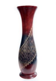 Vaze ceramica, lemn si sticla Vaza Thai din lemn - T16-TV2-15