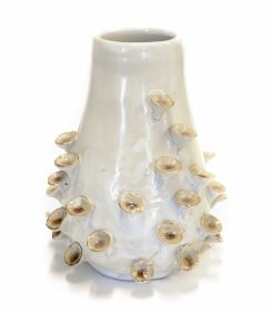 Vaze ceramica, lemn si sticla Vaza din ceramica