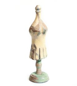 Statueta Peste si copil cu pepita prosperitatii Obiect decorativ din lemn - Silhouette