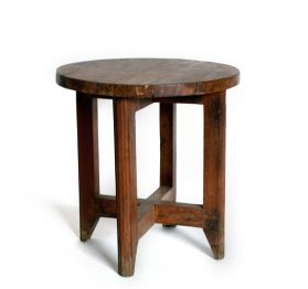 Masuta din lemn si metal  Solid wood and table