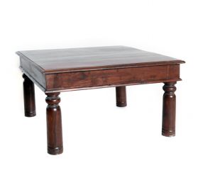 Masuta TIARA-A din lemn de tec si metal  Solid wood and table