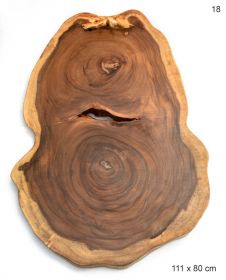 Masuta TIARA-A din lemn de tec si metal  Masa de cafea din lemn masiv no.18