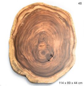 Masuta  TASYA-A din lemn de tec si metal  Masa de cafea din lemn masiv no.48