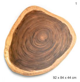 Masuta TIARA-B din lemn de tec si metal  Masa de cafea din lemn masiv no.1