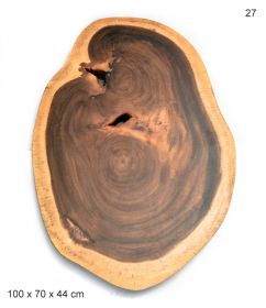 Masuta  TASYA-A din lemn de tec si metal  Masa de cafea din lemn masiv no.27