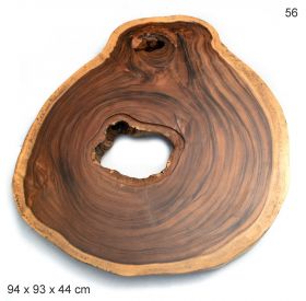 Masuta  TASYA-A din lemn de tec si metal  Masa de cafea din lemn masiv no.56