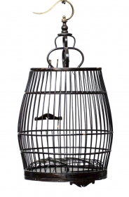 Manusi box - decorative din piele vintage Bird Cage 
