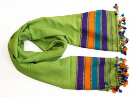 Esarfa bumbac, uni, 180cm - BZ-15-6 Indian wool scarf, 200cm - BZ-44-8